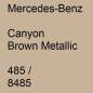 Preview: Mercedes-Benz, Canyon Brown Metallic, 485 / 8485.